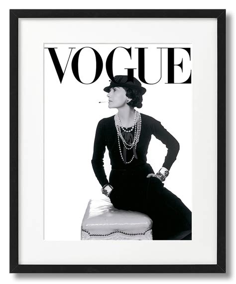 Coco Chanel Plakat .